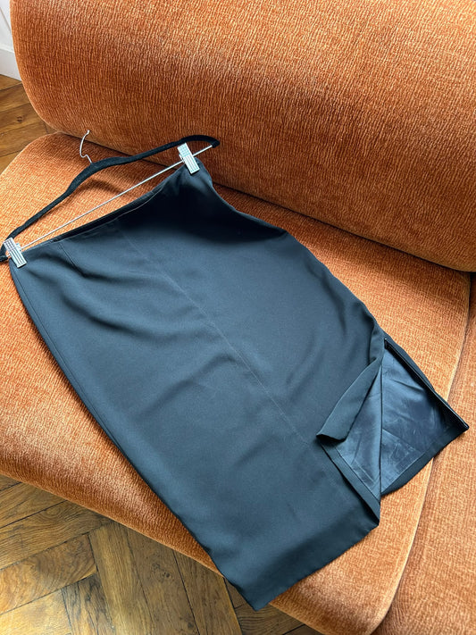 Pinko siren skirt with zip black