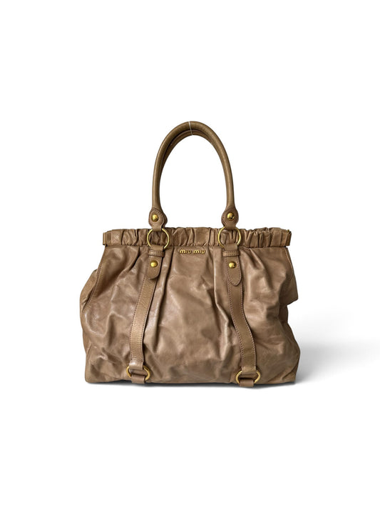 MiuMiu Vitello beige