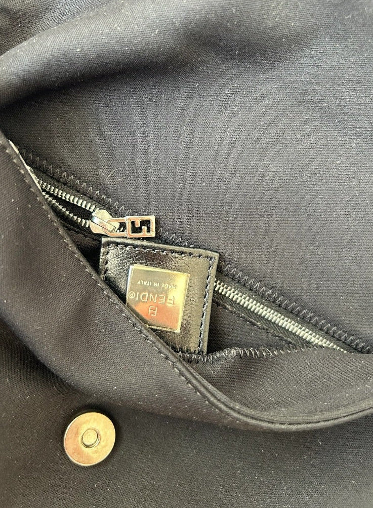 Fendi Zucca baguette black
