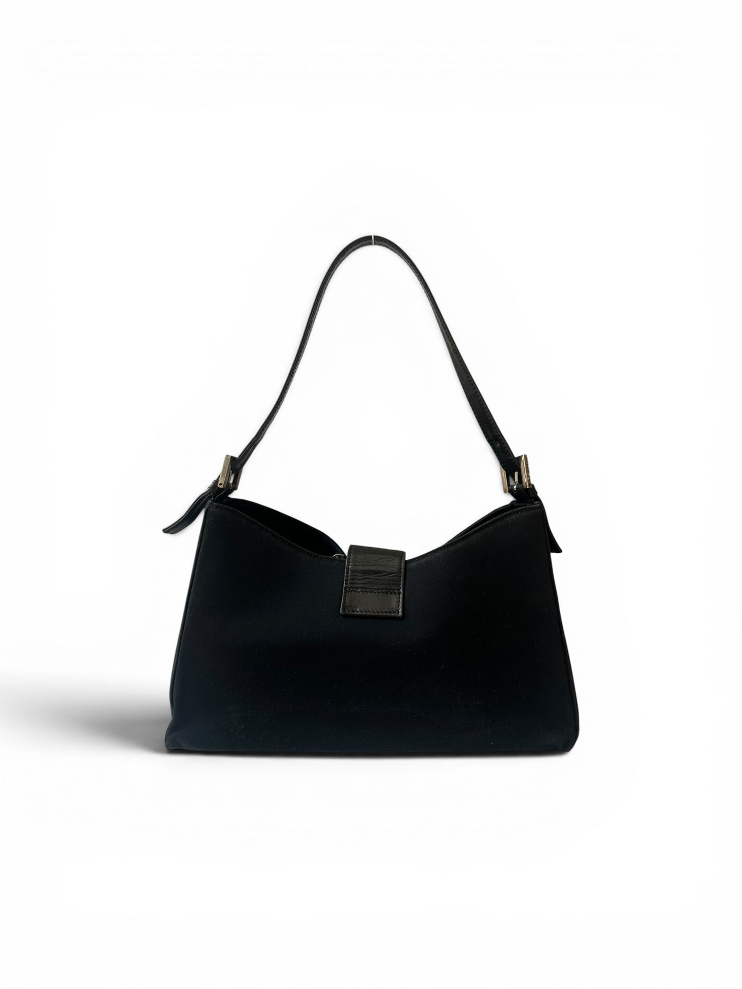 Fendi medium Zucca Baguette black