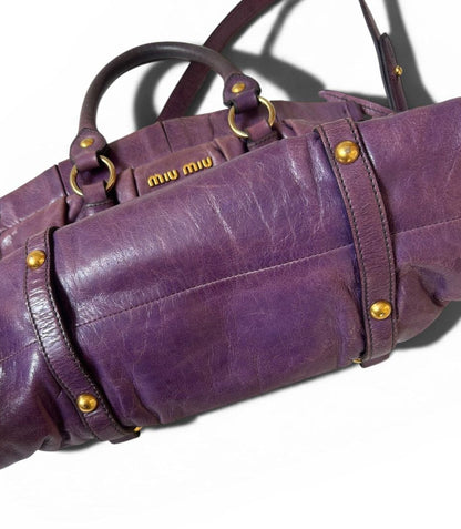 MiuMiu Vitello purple