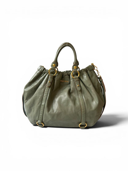 MiuMiu Vitello green