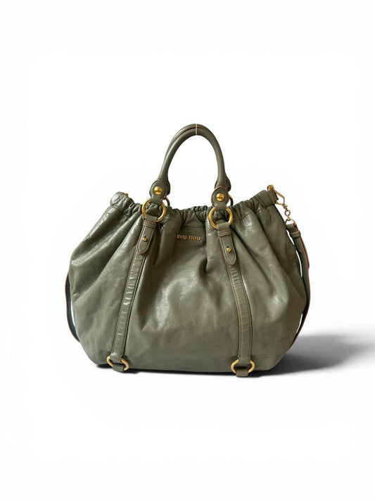 MiuMiu Vitello green