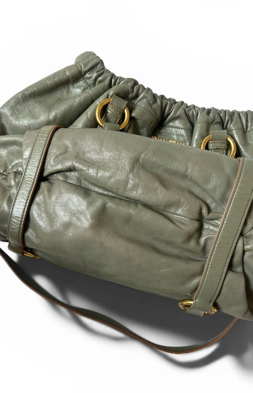 MiuMiu Vitello green