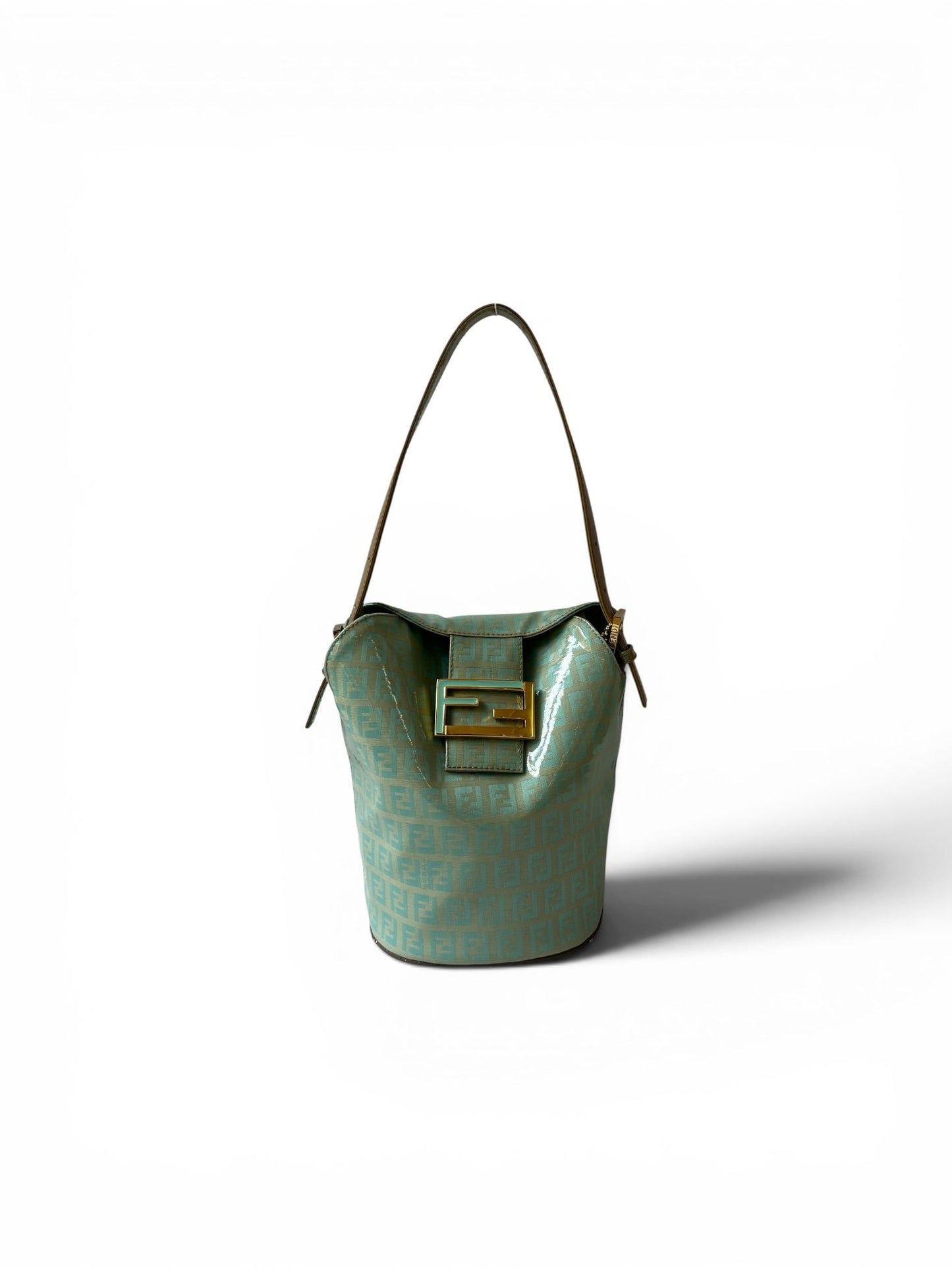 Fendi Bucket Ornaments iced green vinyl