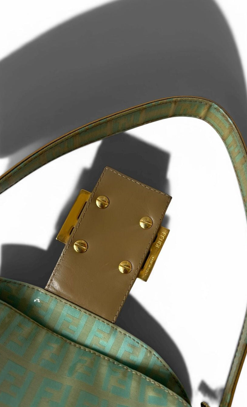 Fendi Bucket Ornaments iced green vinyl