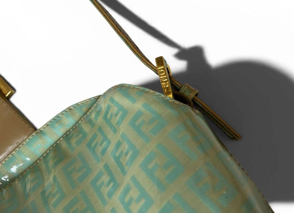 Fendi Bucket Ornaments iced green vinyl