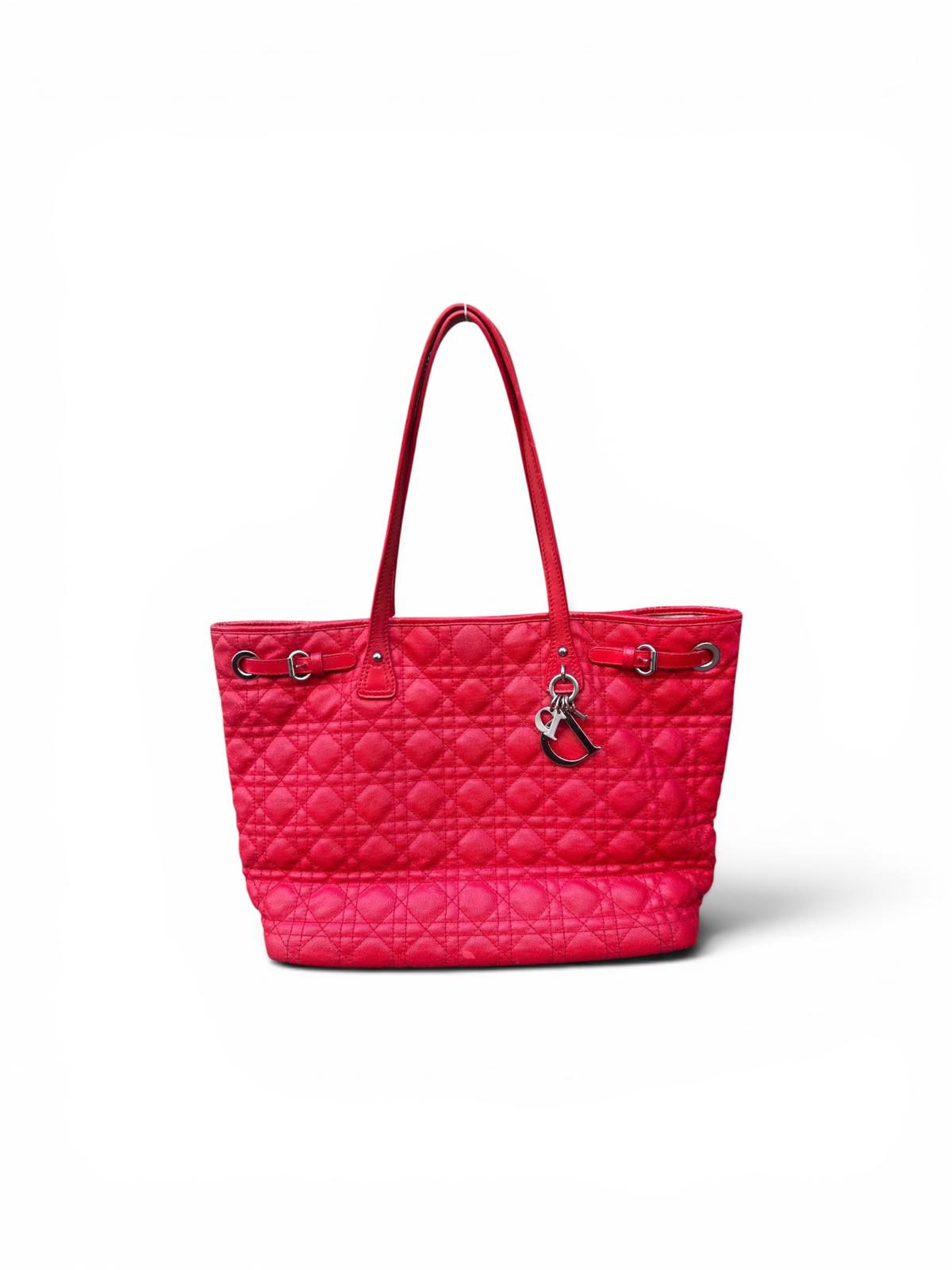 Dior Lady cabas red