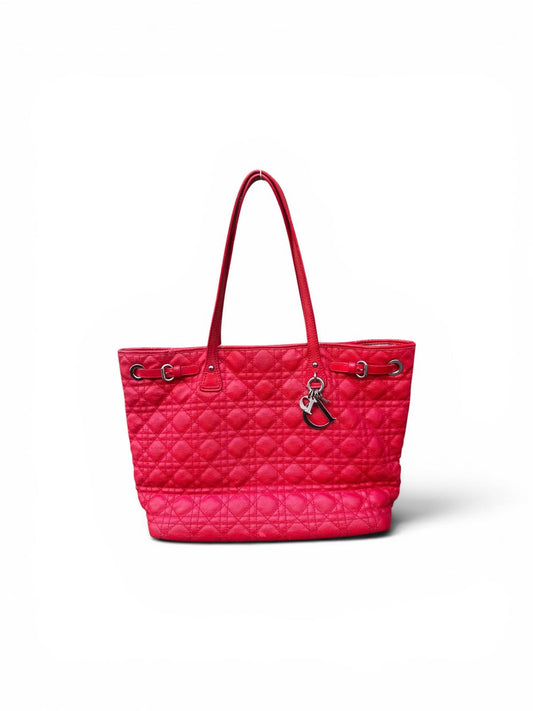 Dior Lady cabas red