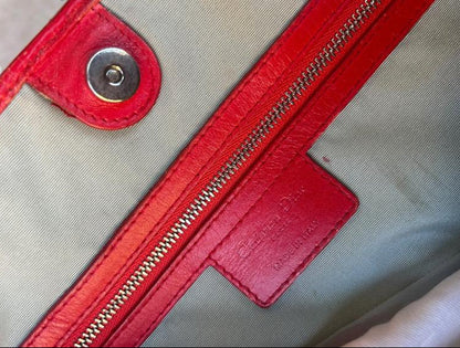 Dior Lady cabas red