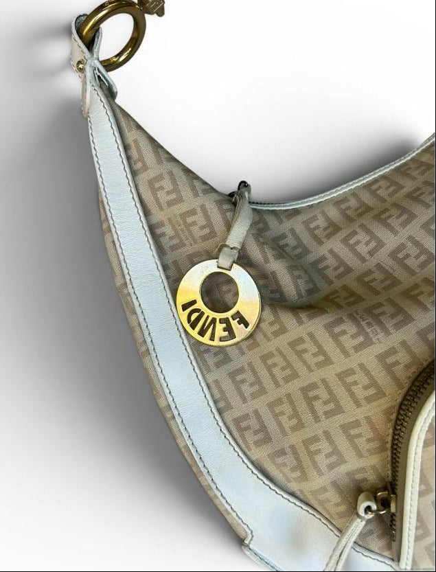 Fendi Hobo beige monogram