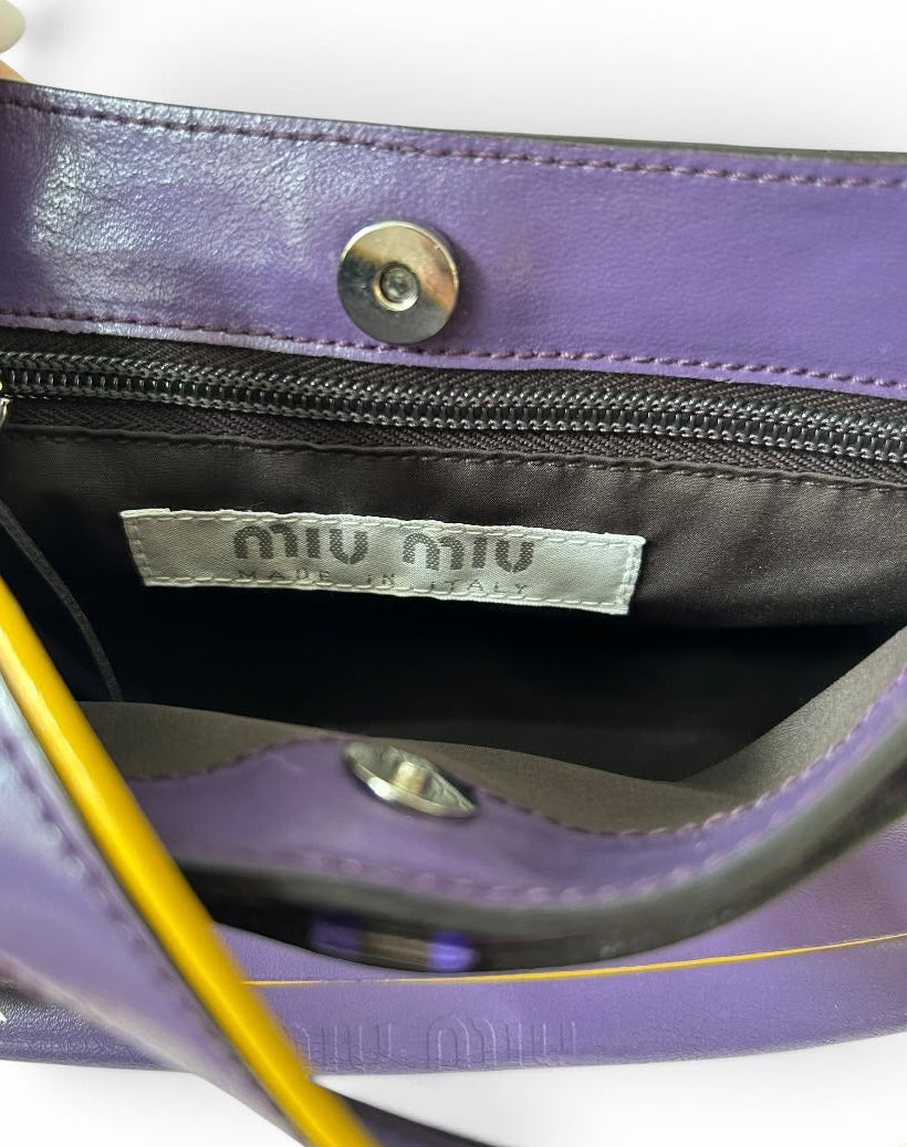 MiuMiu crystal purple