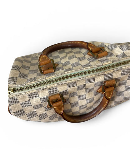 Louis Vuitton Speedy 25 white & grey