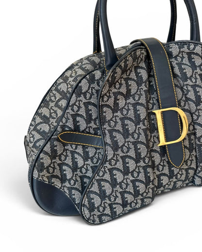 Dior Saddle Bowler blue