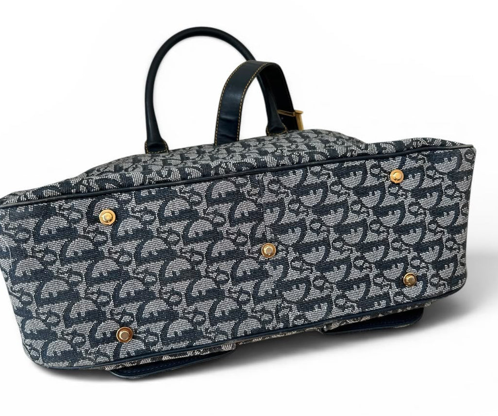 Dior Saddle Bowler blue