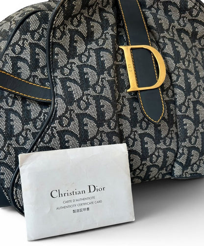 Dior Saddle Bowler blue