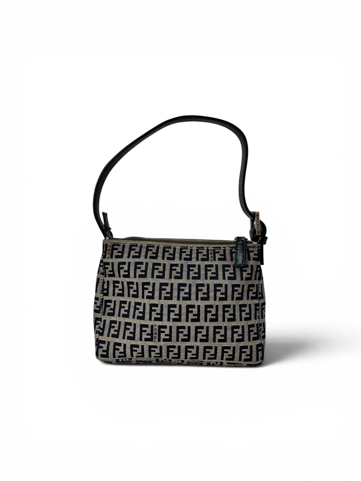 Fendi Zucca Shoulder brown