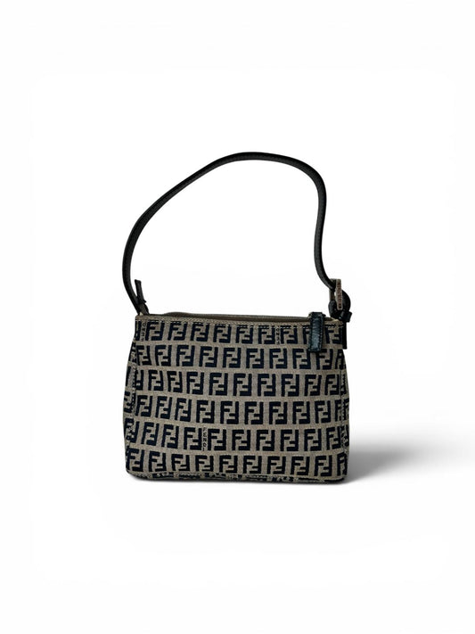Fendi Zucca Shoulder brown