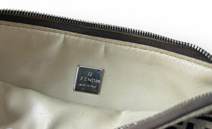 Fendi Zucca Shoulder brown