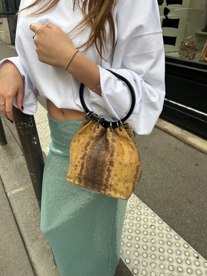 Gucci Karung Snake Skin beige
