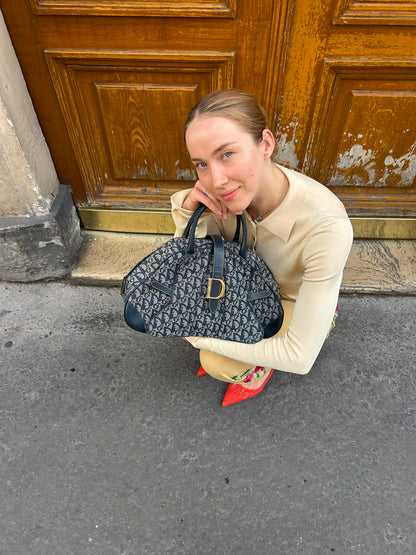 Dior Saddle Bowler blue