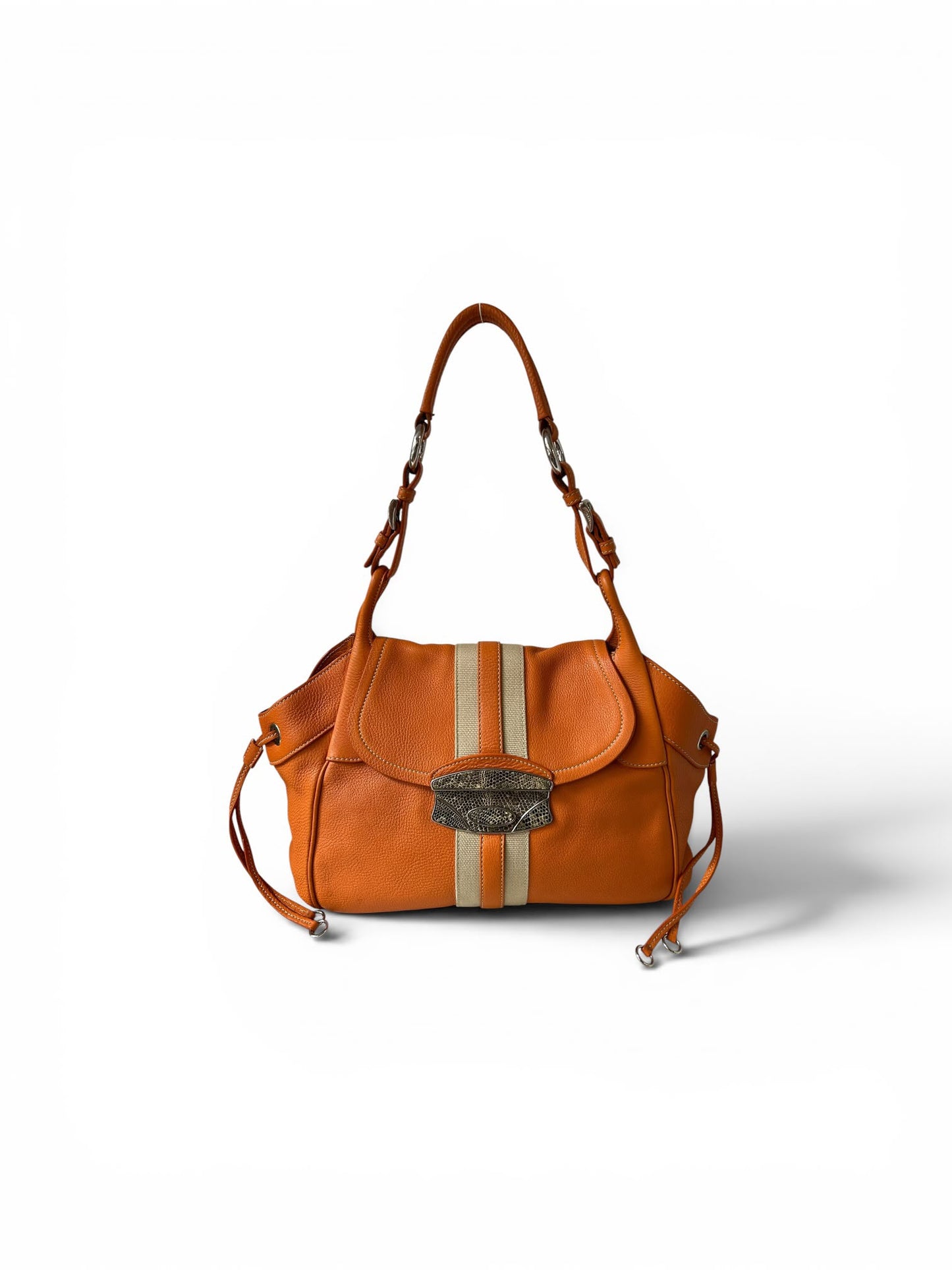 Prada Vitello Hobo orange