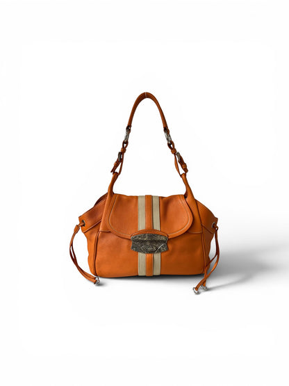 Prada Vitello Hobo orange