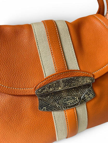 Prada Vitello Hobo orange