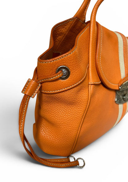 Prada Vitello Hobo orange