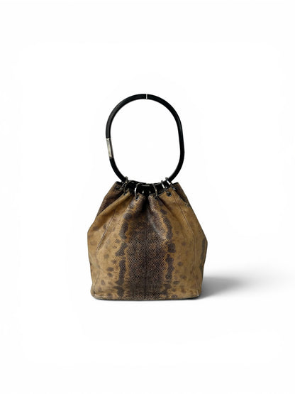 Gucci Karung Snake Skin beige