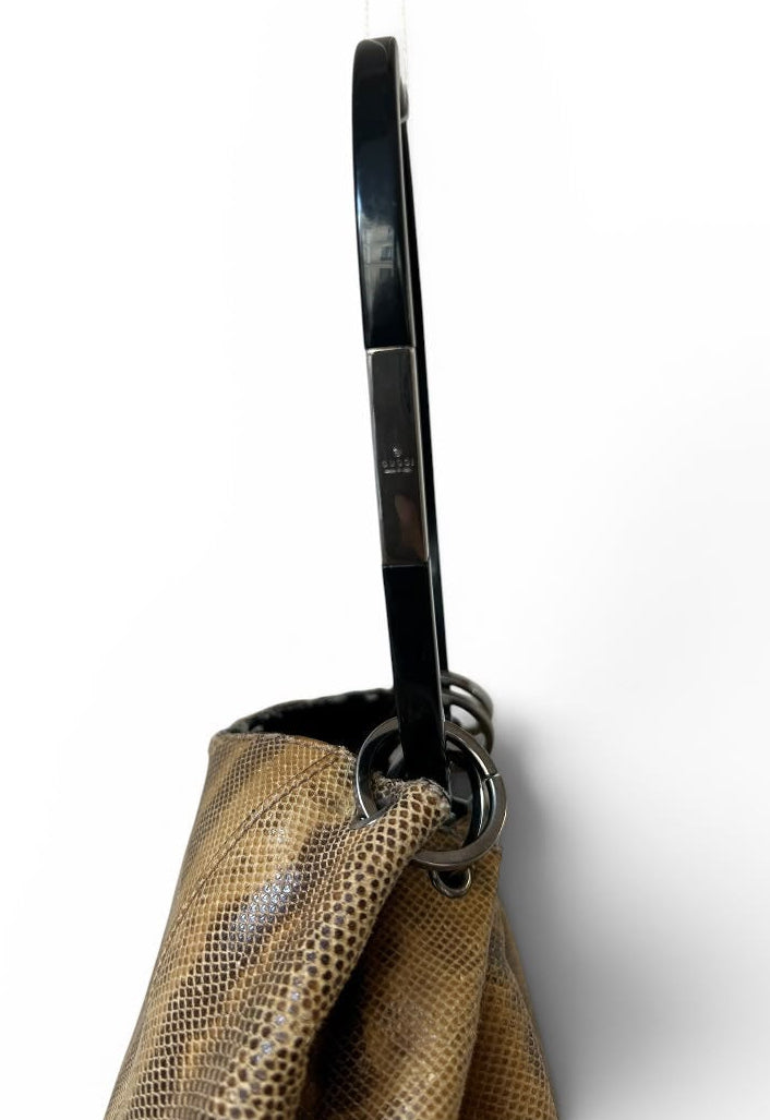Gucci Karung Snake Skin beige
