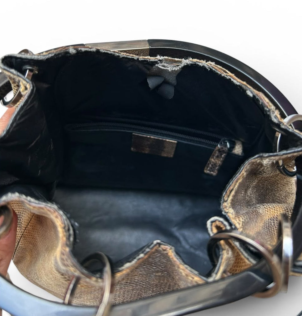 Gucci Karung Snake Skin beige