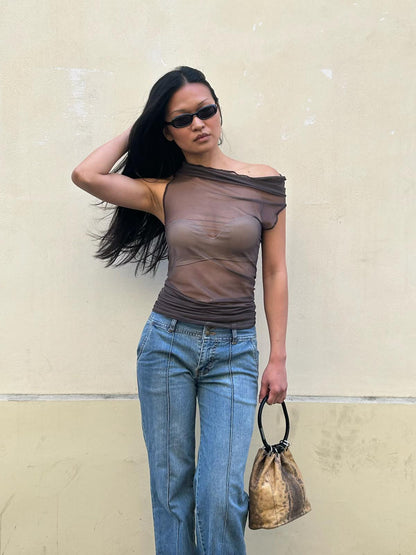 Isonme top brown