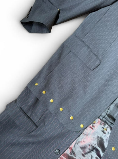 Isonme Long Blazer dark blue