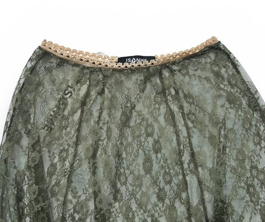 Isonme Lace Skirt kaki