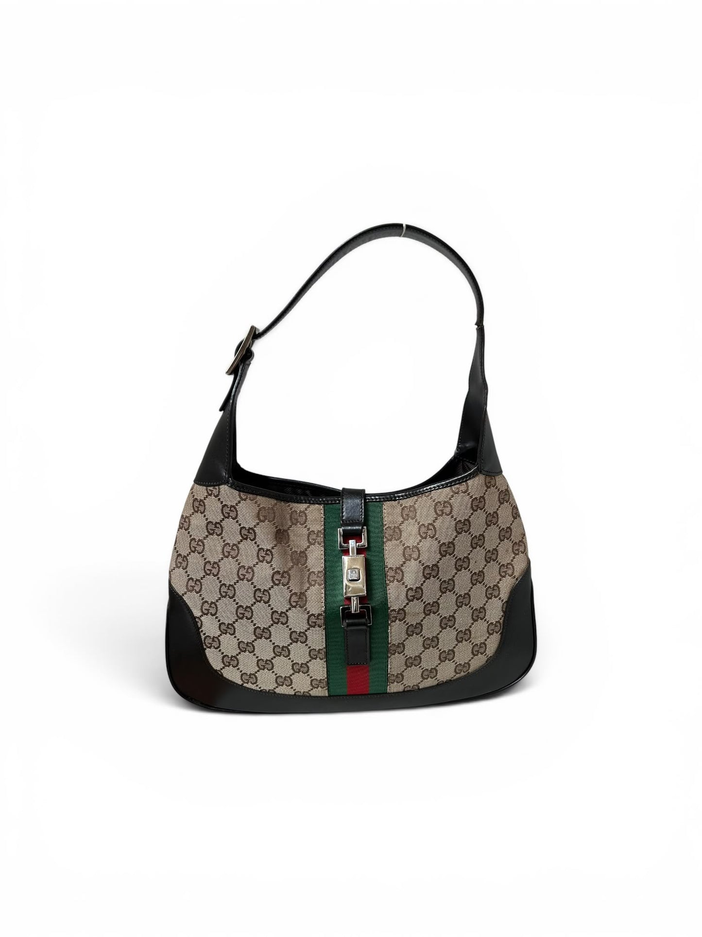 Gucci Monogram Jackie beige and black