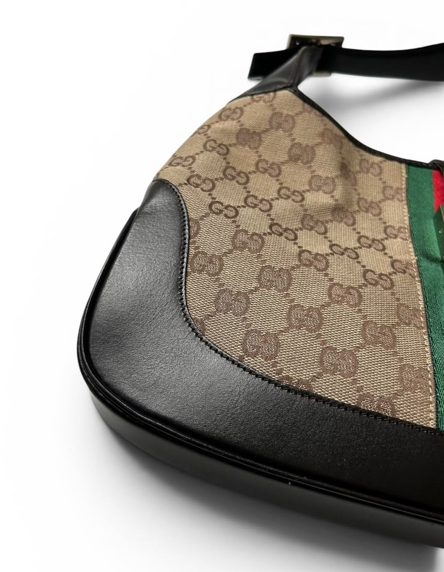 Gucci Monogram Jackie beige and black