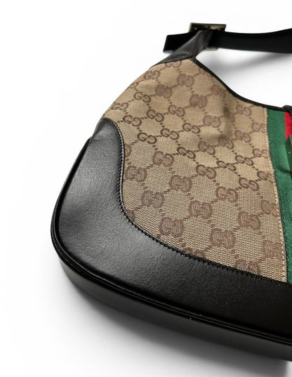 Gucci Monogram Jackie beige and black
