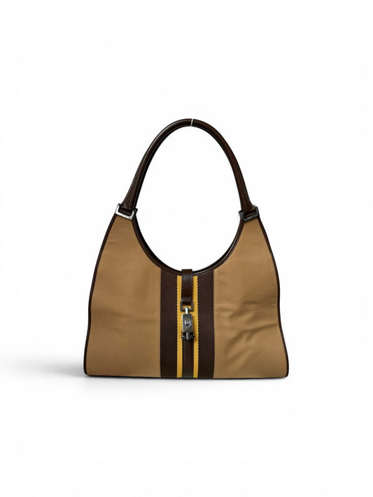 Gucci Leather Jackie caramel