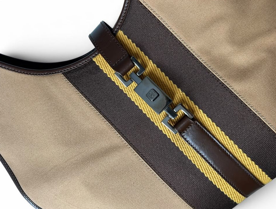 Gucci Leather Jackie caramel