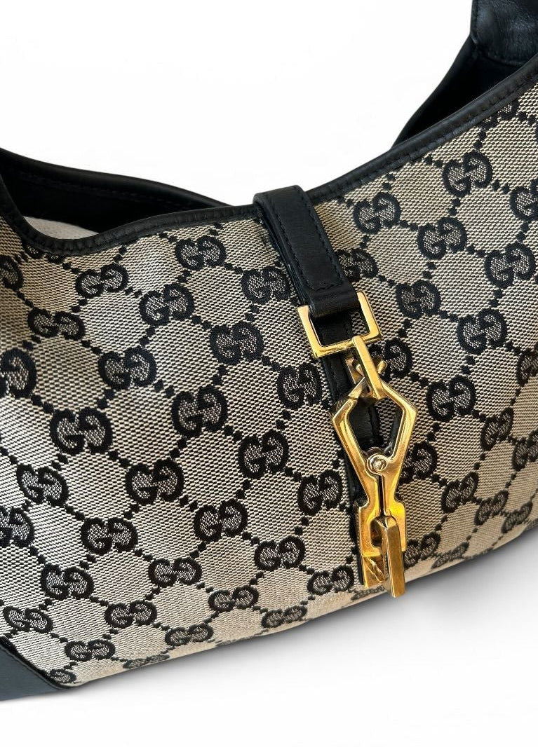 Gucci Jackie Monogram black & beige