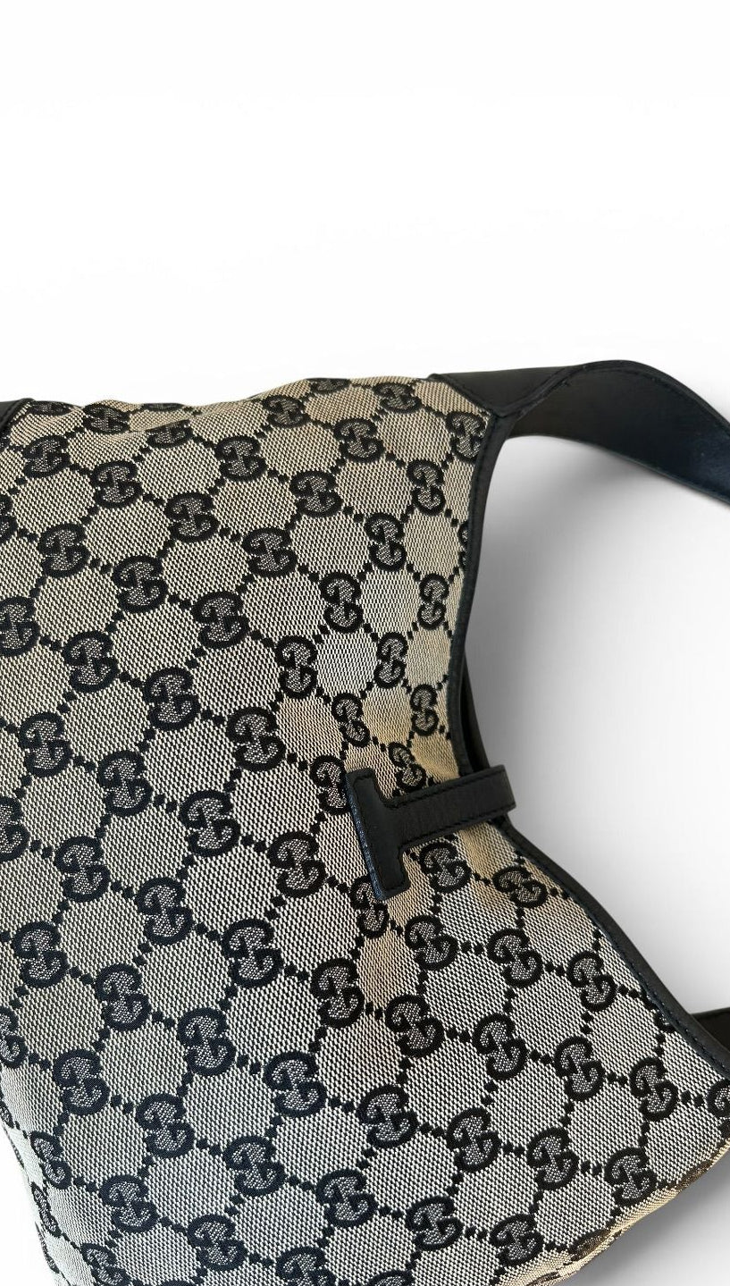 Gucci Jackie Monogram black & beige