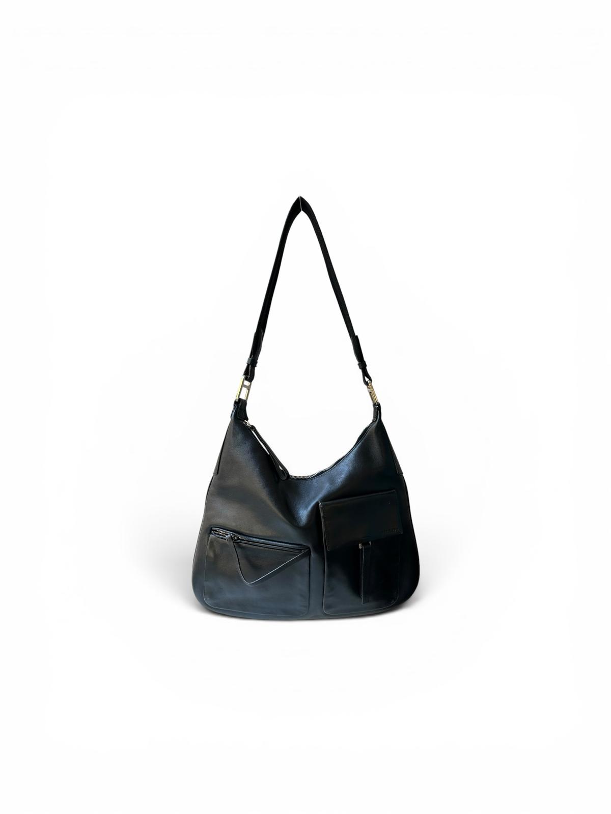 Prada hobo leather bag