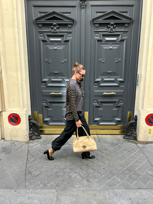 Gucci Interlocking G Top Handle Bag Beige