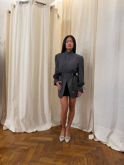 Isonme Charlotte Long Tailored gray