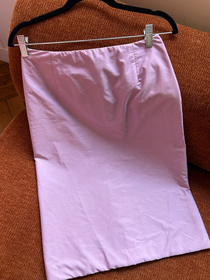 Vintage nylon skirt lilac