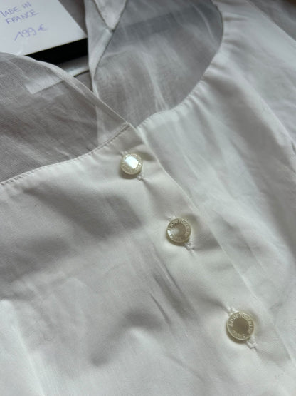 Anne Fontaine corset shirt white