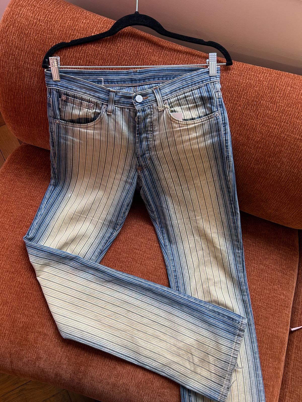Iceberg stripes jeans blue & beige