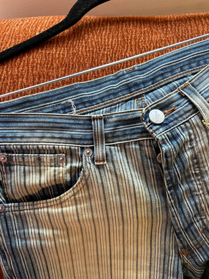 Iceberg stripes jeans blue & beige