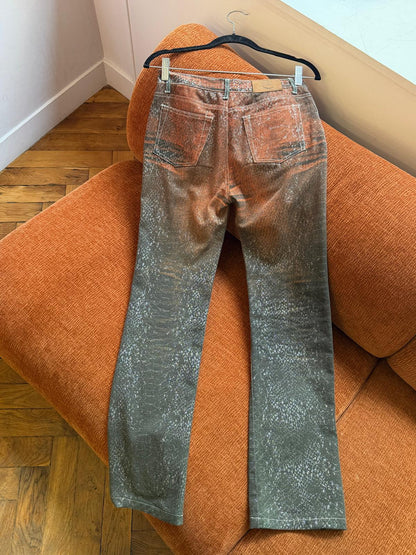 Cavalli glitter jeans & red